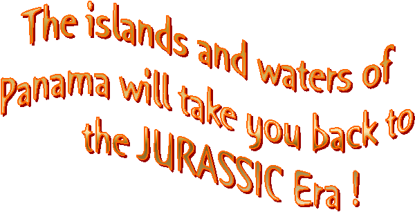  The Islands and waters of 
 Panama take you back to 
   the JURASSIC Era !